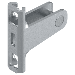 Blum Legrabox Front Fixing Bracket for N-Height 2-5/8" in Orion Gray color