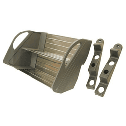 Blum Orga-Line Spice Tray Set Stainless Steel - Contents visible on angled surface