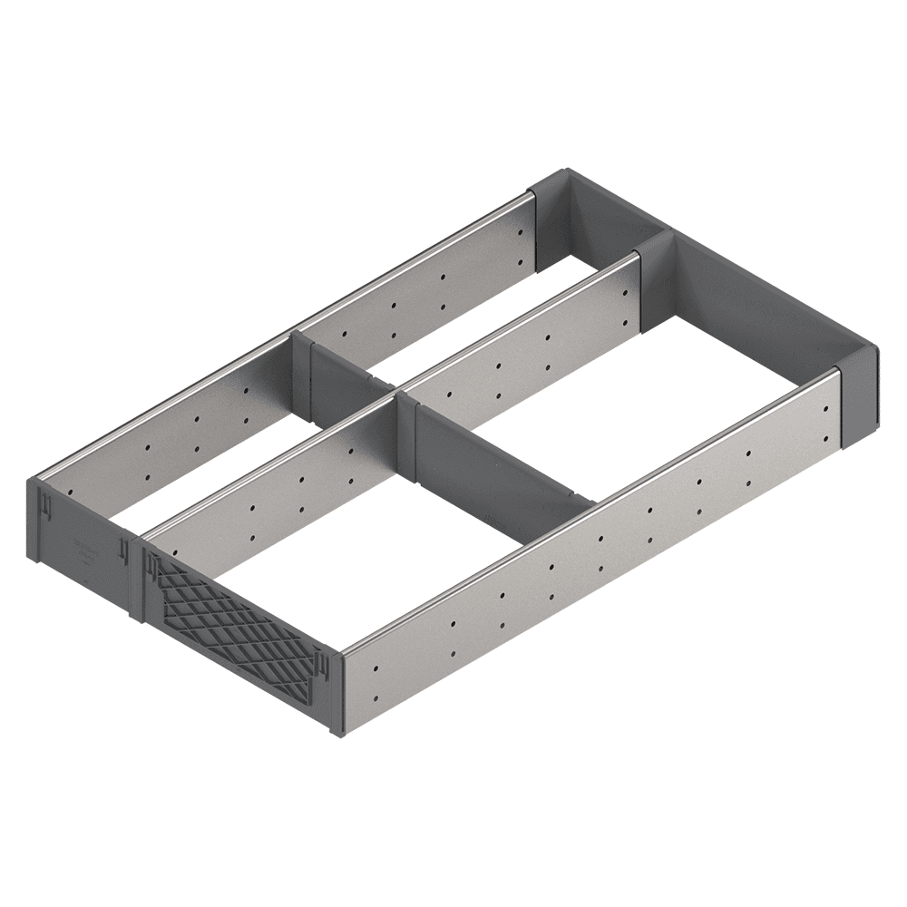 Blum Orga-Line 3-Tray Utensil Set, Stainless Steel, 21" - Image 1
