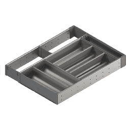 Blum Orga-Line 4-Tried Cutlery Tray Set, Stainless Steel, 21 - Image 1
