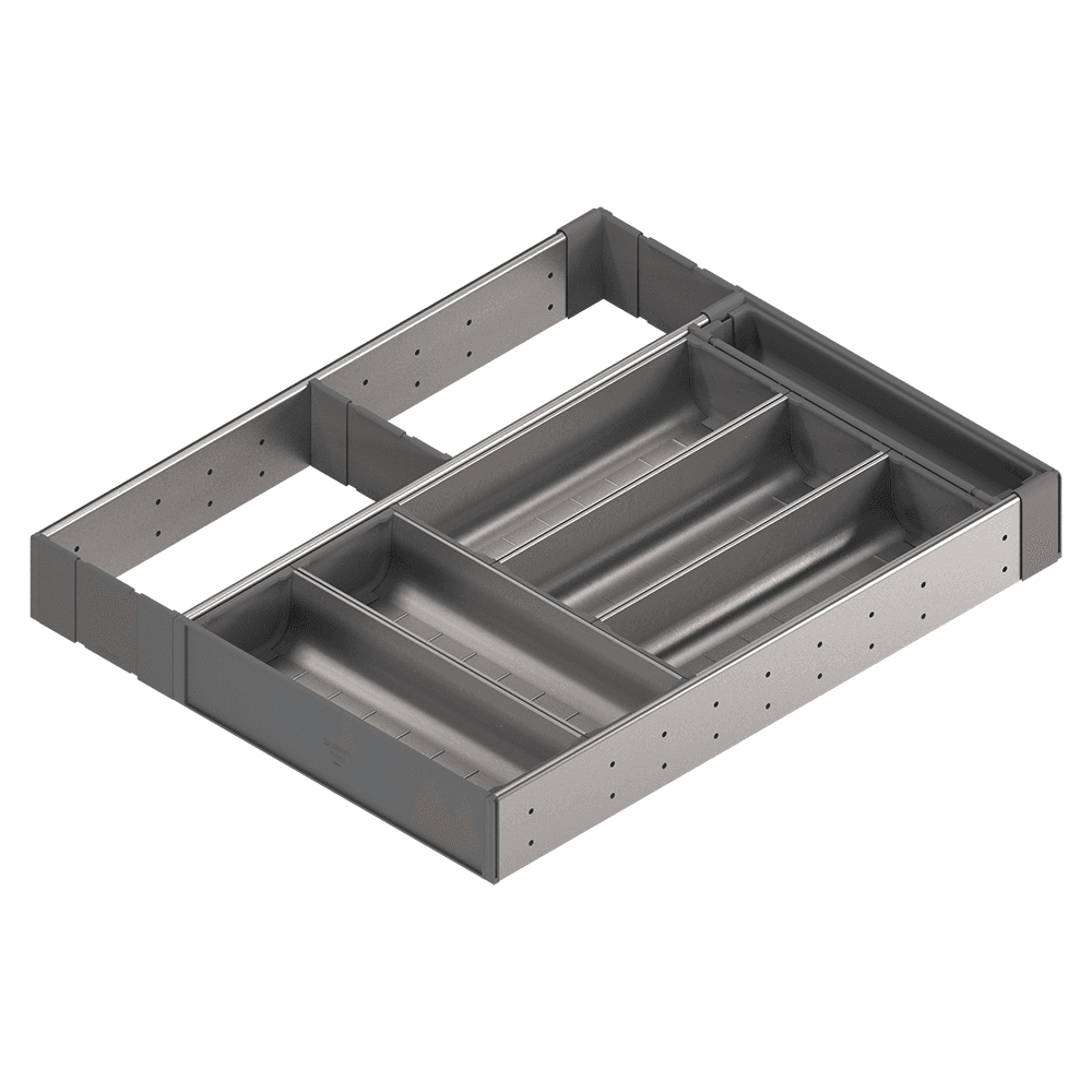 Customizable drawer with Blum's ORGA-LINE program