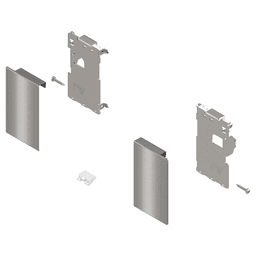 Blum Legrabox interior front fixing bracket for M-Height 3-9/16" made of stainless steel