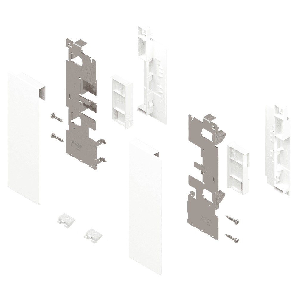 Legrabox Front Fixing Bracket Height C Interior Roll-Out for Design Element, Silk White Matte Main - Image