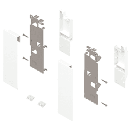 Legrabox Front Fixing Bracket C-Height Interior Roll-Out for Gallery, Silk White Matte Main - Image