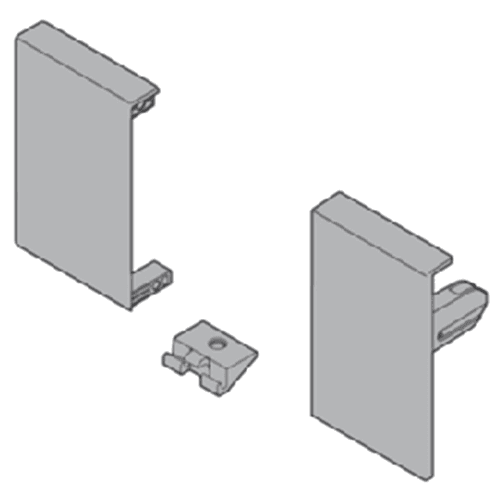 Blum Tandembox Mounting Bracket for Interior Front Fixing, Dust Gray