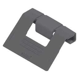 Blum Tandembox Interior Drawer Handle in Dust Gray with Intivo Interior Front Handle for M Height Roll-outs
