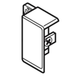 Blum Metabox 320N Right-Hand Interior Front Fixing Bracket - Full Extension - White - Image 1