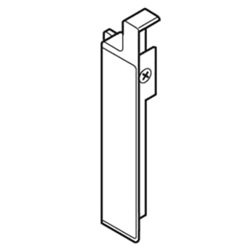 White Metabox 320/330H Left-Hand Interior Front Fixing Bracket by Blum