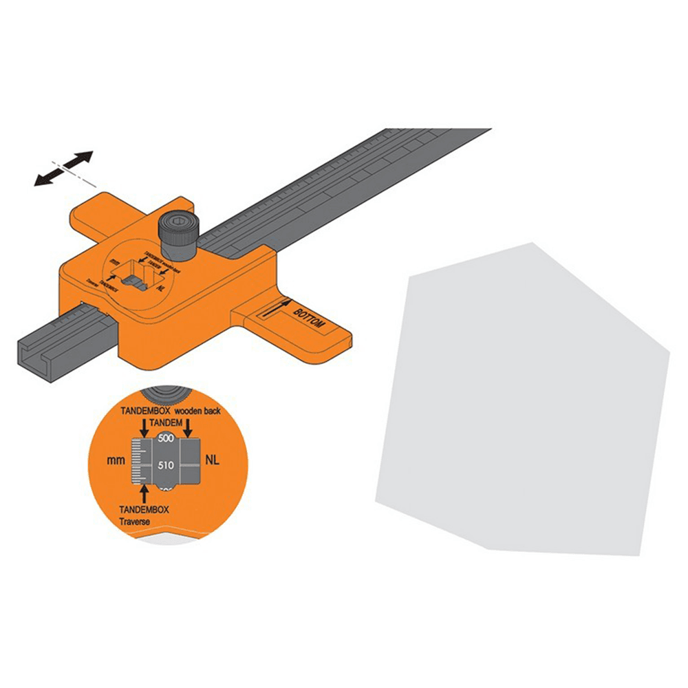 Servo-Drive Drilling Template for Top/Bottom Adapter - Alt Image 1