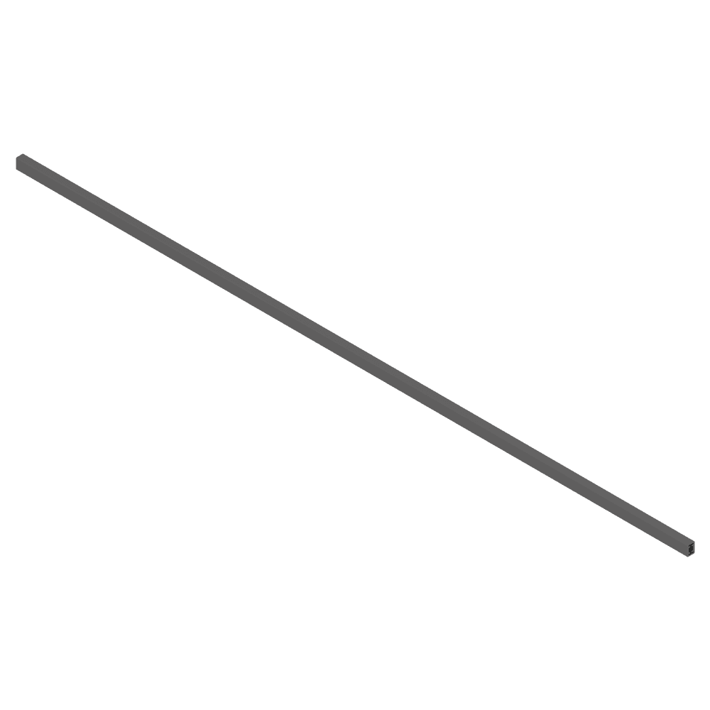 Blum Legrabox Cross Gallery Rail in Brushed Nickel, 42-1/2 - Image 1