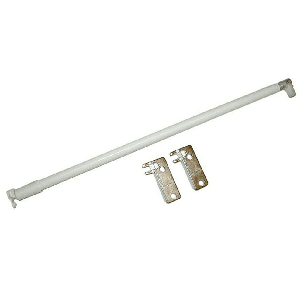 Blum Metabox Inserta Gallery Rail - White, 18 - Front View