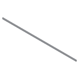 Blum Tandembox Cross Gallery Rail in Gray for D Height Interior Roll-Out, 41" Length