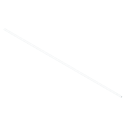 Blum Tandembox Cross Gallery Rail, White, 43 - Cut to Size Steel Construction Image