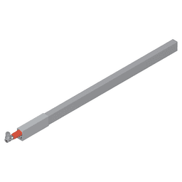 500mm Right-Hand Longside Gallery Rail, Gray Main - Image