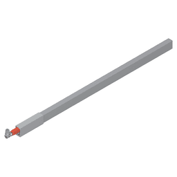 550mm Right-Hand Longside Gallery Rail, Gray Main - Image