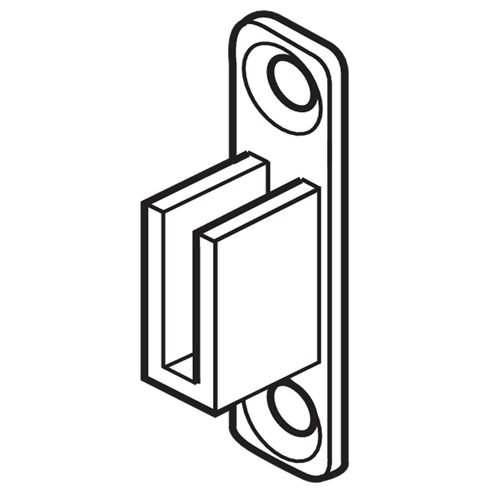White Metafile Rail Support Cover for Blum - Image 2
