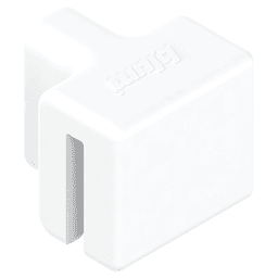 Blum Metafile Lateral Bracket in White - Front View