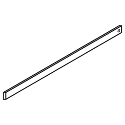 Steel Hanging Rail for Blum Metafile 43-5/16" - Drawer & Lateral File Accessories - Zinc