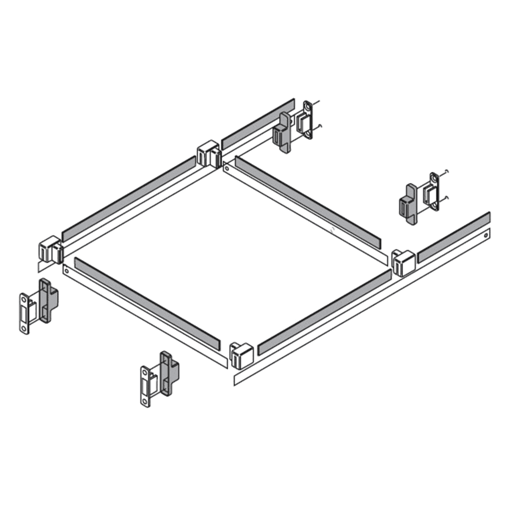 Efficient Blum Metafile 22" Hanging Rail Set - Product Image 2