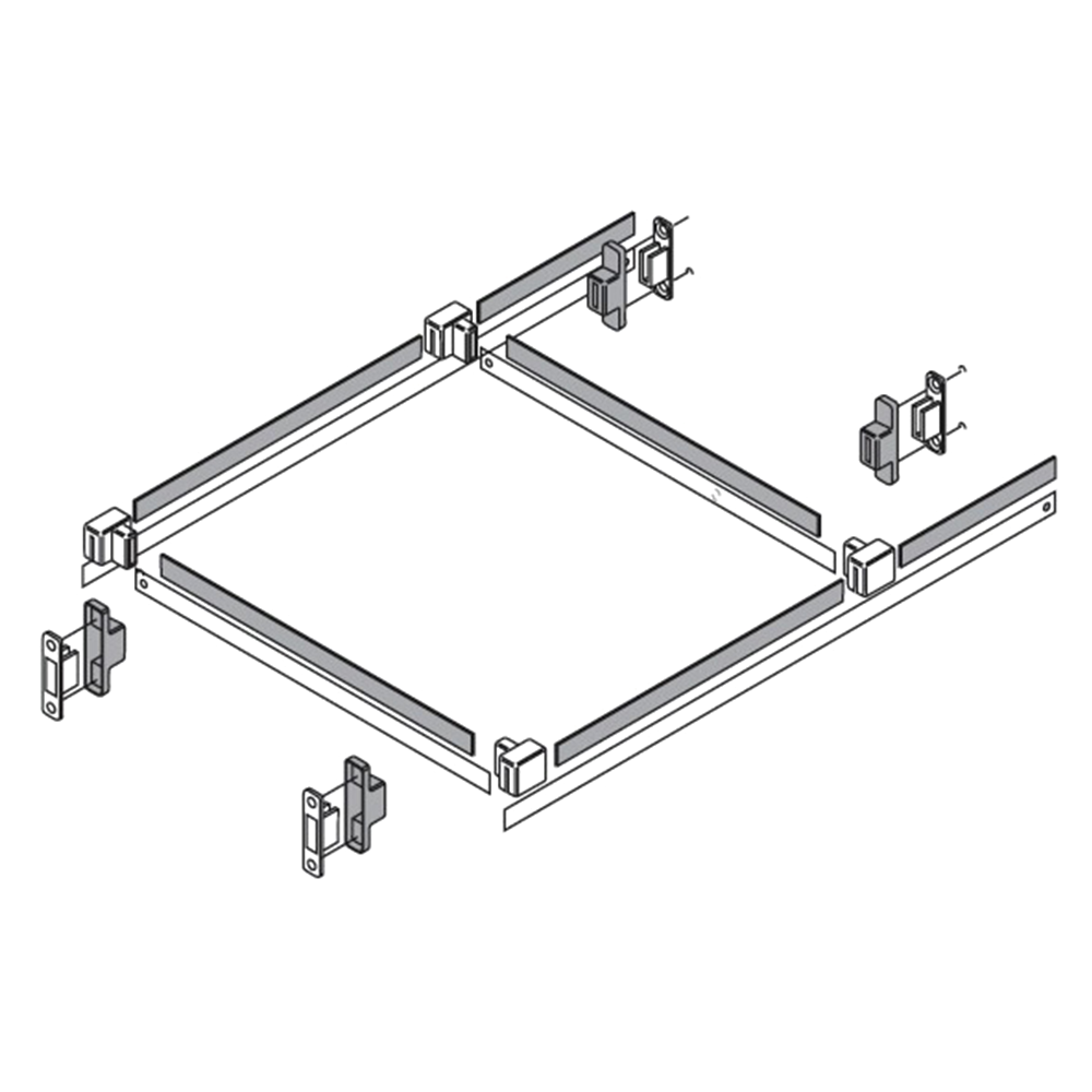 Efficient Blum Metafile 22" Hanging Rail Set - Product Image 2