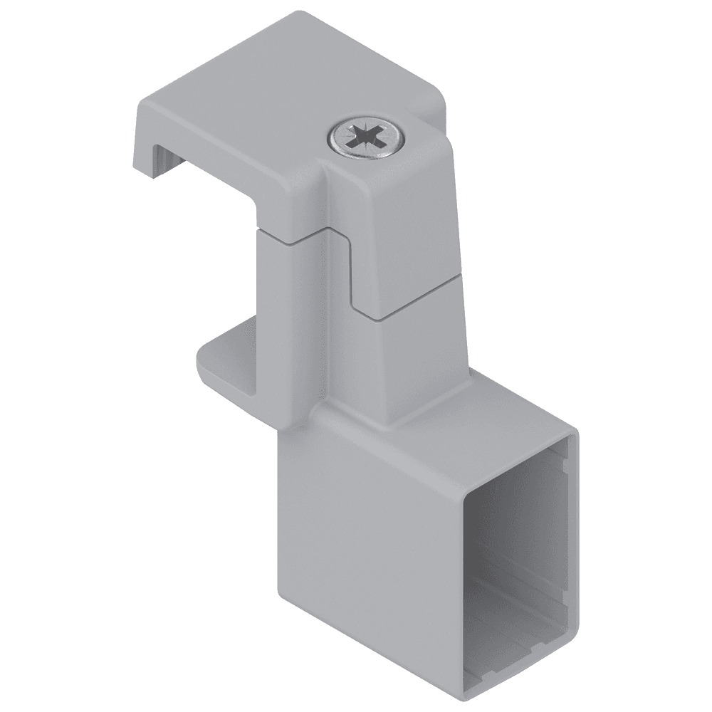 Blum Orga-Line Cross Gallery Rail Connector - Gray - For cross gallery rail - Non-handed - Nylon