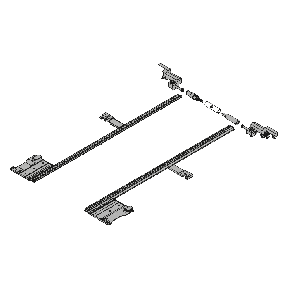 Blum Legrabox Lateral Stabilizer Set - 1400mm Linkage Rod