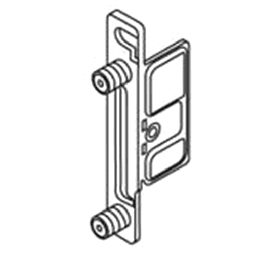 Blum METABOX 330M/H Standard Front Fixing Bracket, Dowelled, Left Drawer System