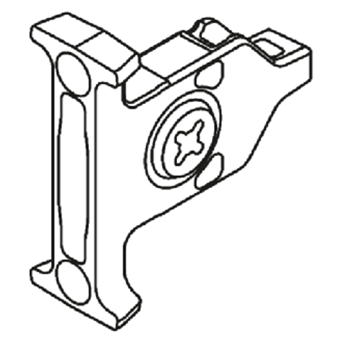 Blum Tandembox Self-Color Front Fixing Bracket - Drawer Hardware