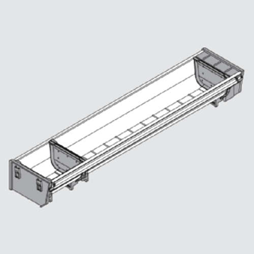 Blum Orga-Line 1-Tier Cutlery Organizer Set in Stainless Steel