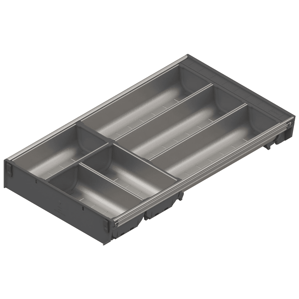 Blum Orga-Line 3-Tier Cutlery Organizer Set, Stainless Steel, 20 - Image 1