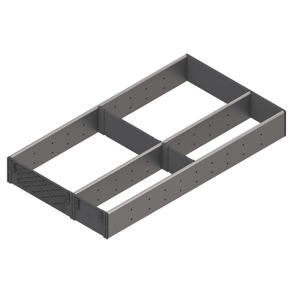 Stainless steel utensil divider set from Blum's Orga-Line collection
