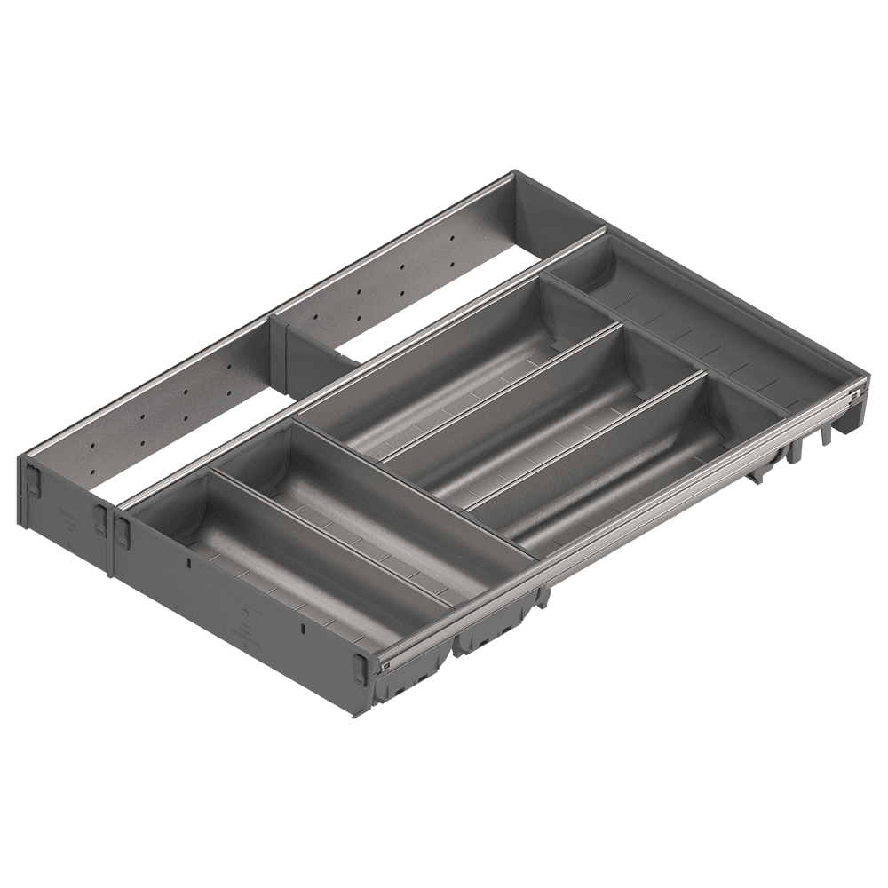 Blum Orga-Line Utensil Insert - 3 Tiers, Stainless Steel