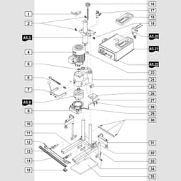 Main Air Cylinder for M51N10XX MiniPress