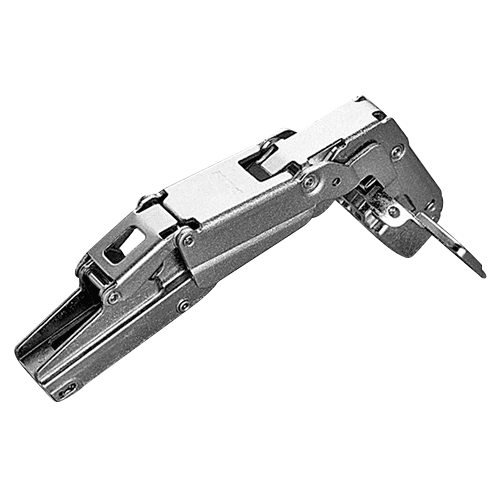 Series 200 165&#730; Opening Hinge, 45mm Bore Pattern, Self-Closing, Inset, Nickel-Plated, Dowelled - Main Image