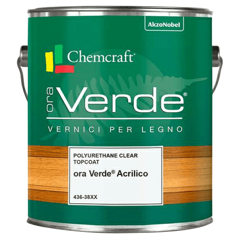 Ora Verde® Acrilico PU Clear Topcoat, 1 Quart, Flat - Main Image