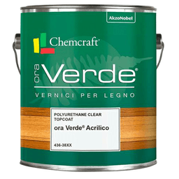 Ora Verde® Acrilico PU Clear Topcoat, 1 Quart, Flat - Main Image