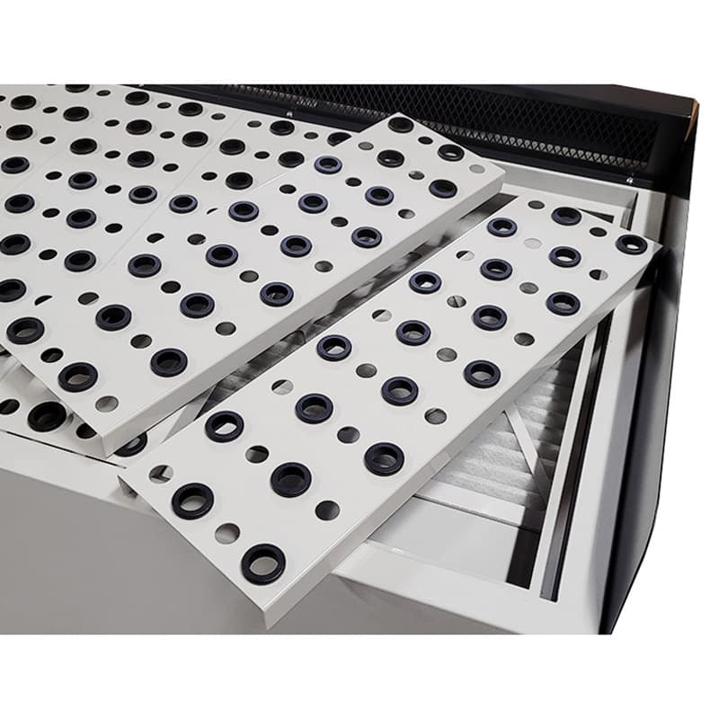 Cantek FT2200 2 x 1 HP Downdraft Table, 1950 CFM Alt 2 - Image