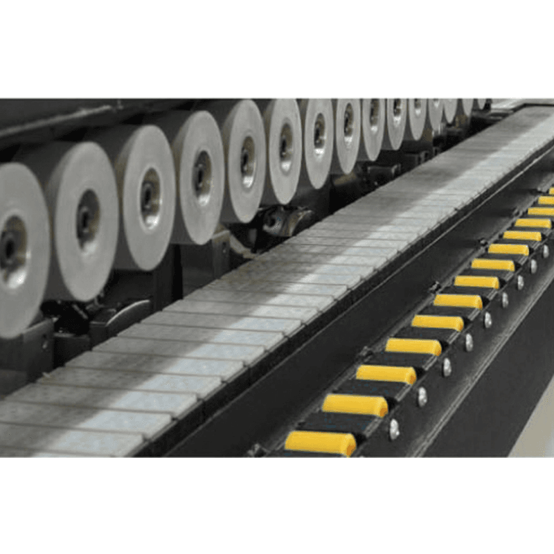 Compact design with efficient changeovers for edge tape thicknesses