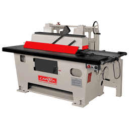 Cantek R18 18" Heavy Duty Bottom Cutting Straight Line Ripsaw Three Phase - Main Image