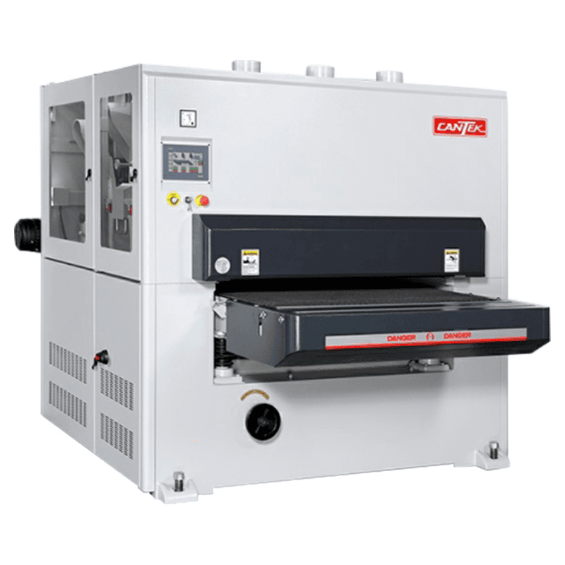 Cantek SR37 SR Series 43" x 75" Three Head Wide Belt Sander 3PH 30HP/25HP/20HP Main - Image