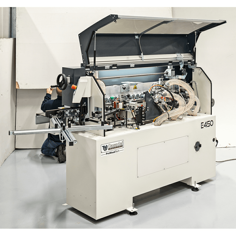 E450PM Automatic Edgebander with Inferior Holt-Melt Glue Pot (EVA)/Chain Panel-Feeding and Pre-Milling Alt 1 - Image
