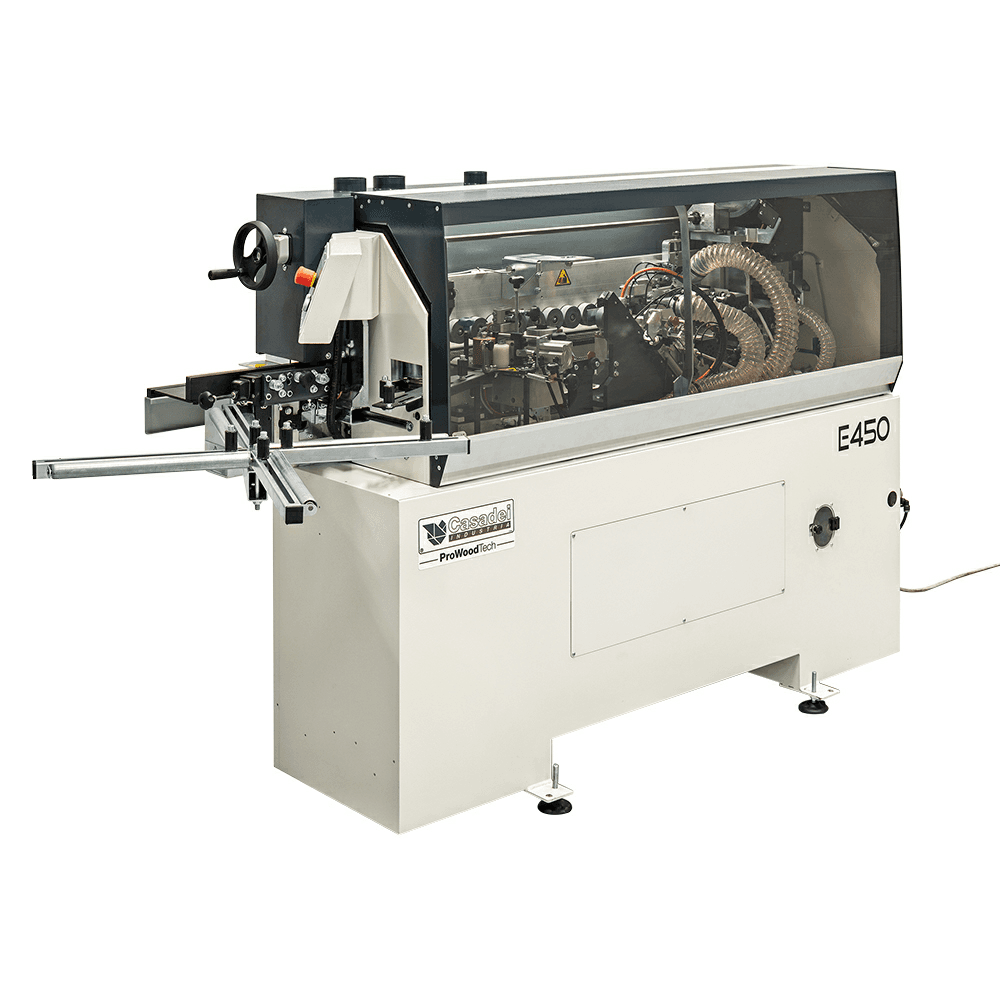 E450PM Automatic Edgebander with Inferior Holt-Melt Glue Pot (EVA)/Chain Panel-Feeding and Pre-Milling Main - Image
