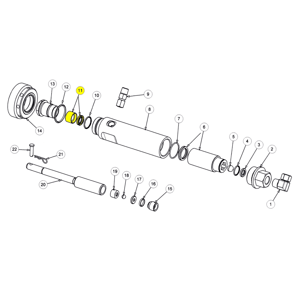 Upper Seal/Guide Assembly for Catalyzer Base Pump - Alt Image 1