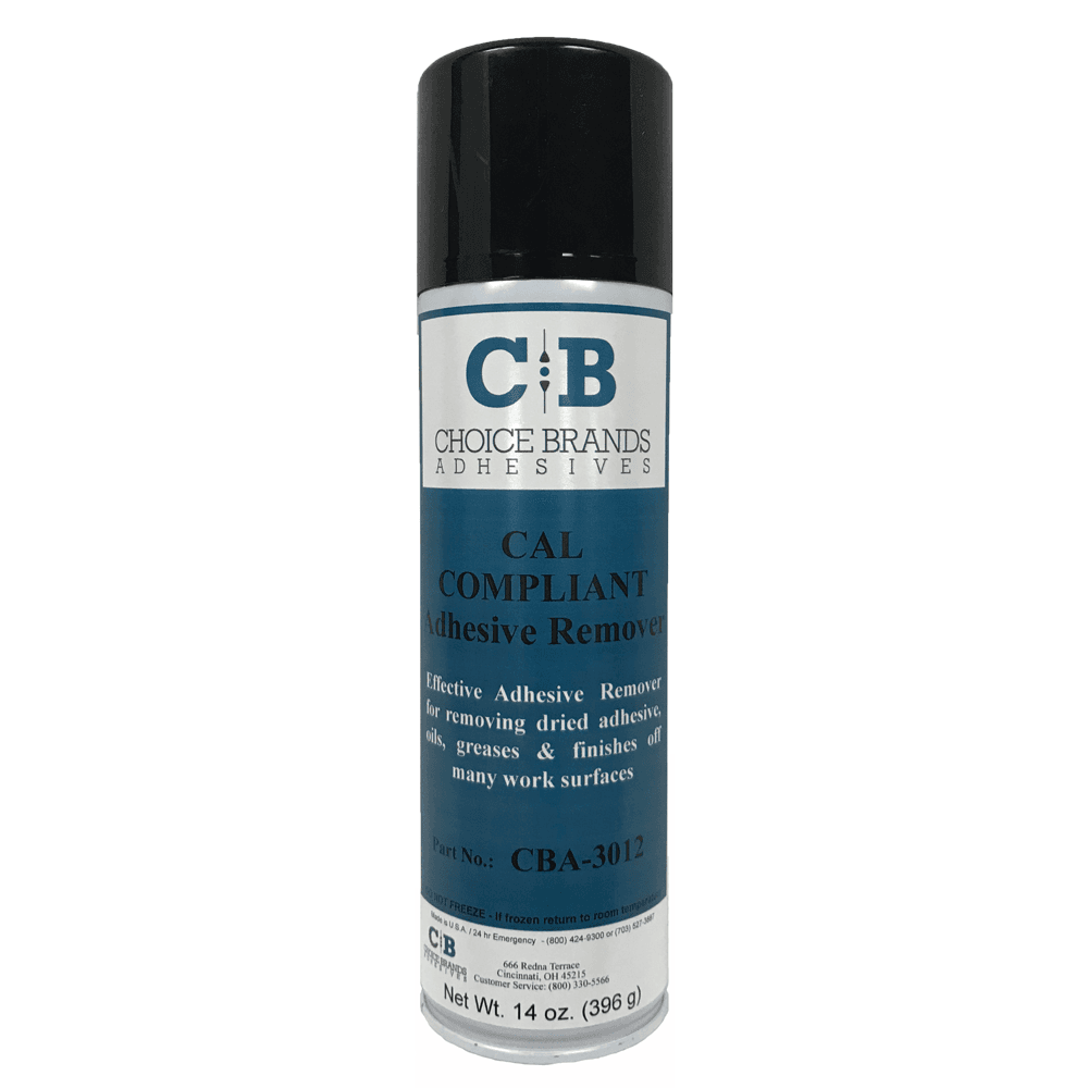 CBA-3012 Adhesive Remover, 14 oz Can - Natural Solvent Cleaner for Glass, Painted Surfaces, Porcelain and Plastic