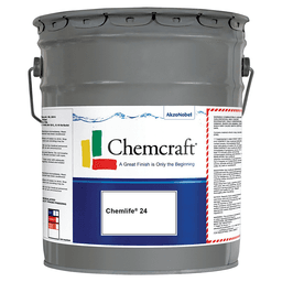 Chemlife 24 Plus CV Clear Tint Base Topcoat, Low Gloss, 5 Gallon - Main Image