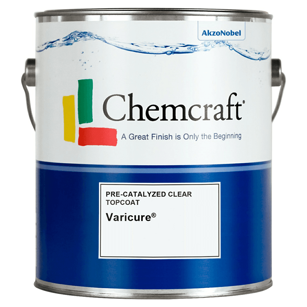 Varicure 275 Pre-Cat Clear Topcoat, Low Gloss, 5 Gallon - Alt Image 1