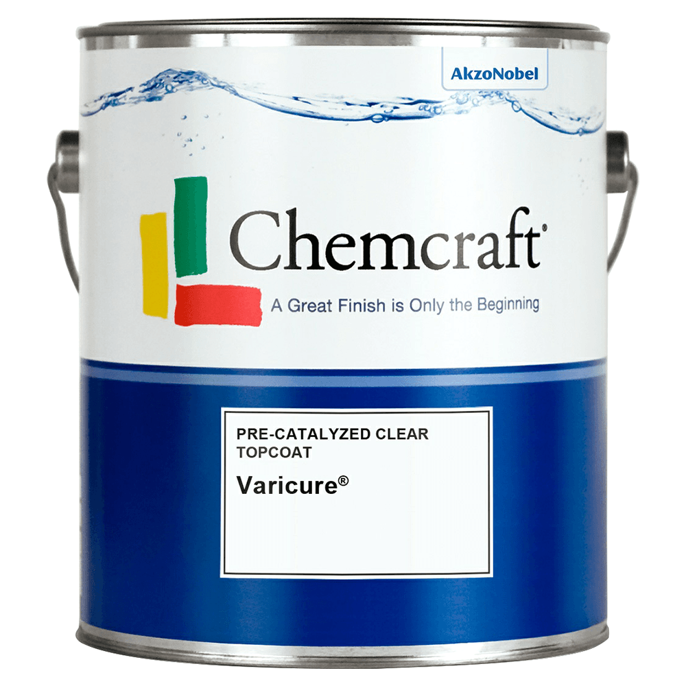 Varicure 275 Pre-Cat Clear Topcoat, High Gloss, 1 Gallon - Main Image