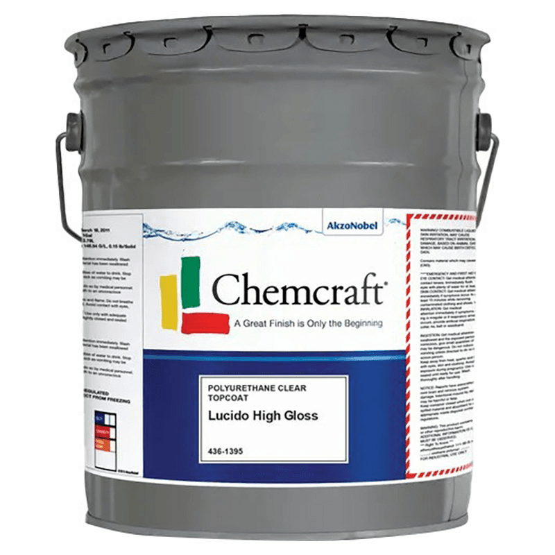 Lucido Polyurethane Clear Topcoat, High Gloss, 1 Gallon Main - Image