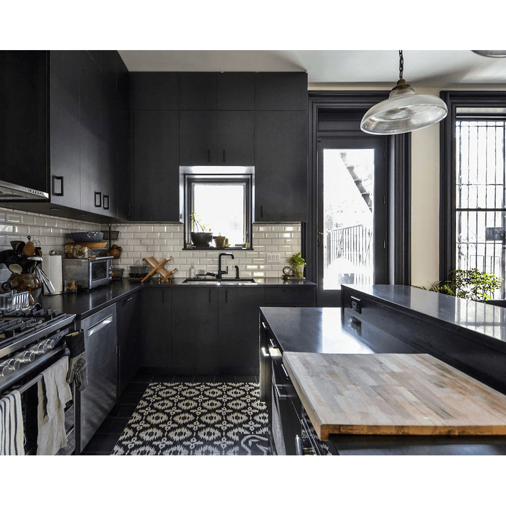 150 Series HPL Metal Laminate 151 Black Magnetic Chalkboard, 0.04" Thick, 4' x 8'  Alt 1 - Image