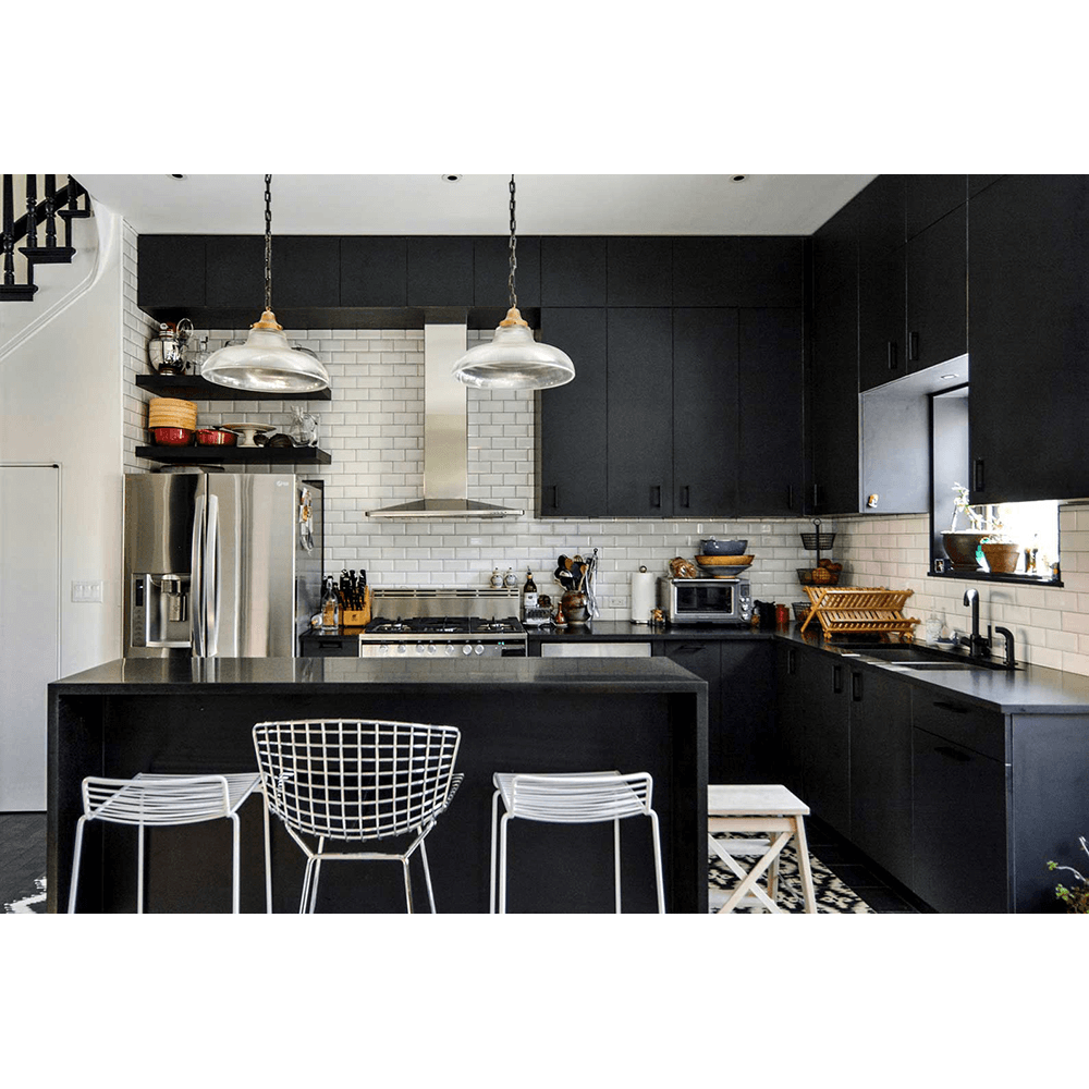 150 Series HPL Metal Laminate 151 Black Magnetic Chalkboard, 0.04" Thick, 4' x 8'  Alt 2 - Image